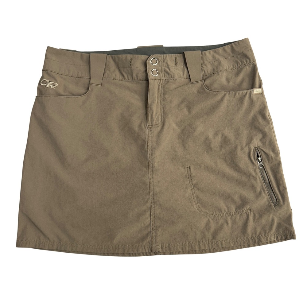 Outdoor Research Ferrosi Skort Women 8 Brown Hiking‎ Trail Activewear Stretch